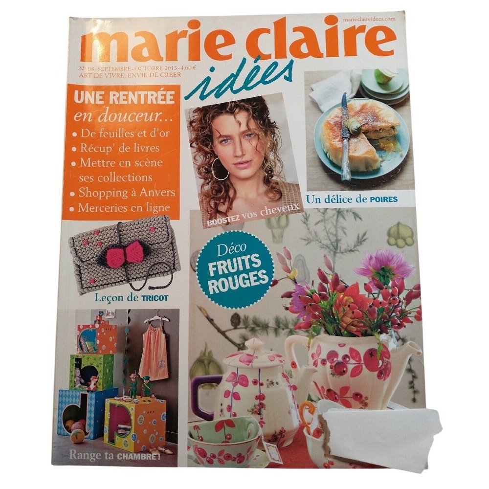 Marie Claire Idees No 98 Sept Oct 2013 French DIY Craft Decor Lifestyle Magazine